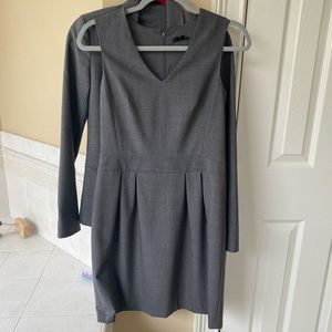Theory Suiting Sheath Dress - Charcoal Gray - size 4